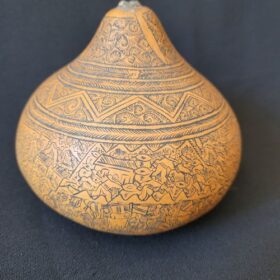 Calebasses pyrogravées