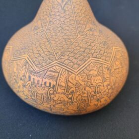 Calebasses pyrogravées