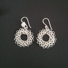 Boucles d&rsquo;oreilles en Fil d&rsquo;argent